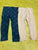 Assorted Set of 2 cotton leggings 18-24 Months