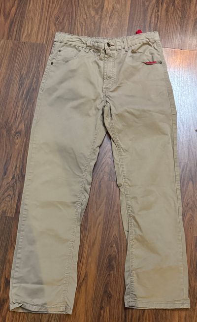 Tan adjustable waist pants 16 husky 14-16