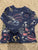 Baby gap long sleeve outer space top Navy with pocket 12-18 Months