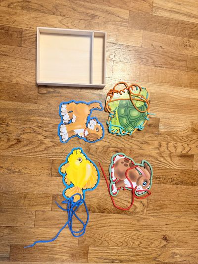 Yarn threading toy for OT Yarn threading you for OT