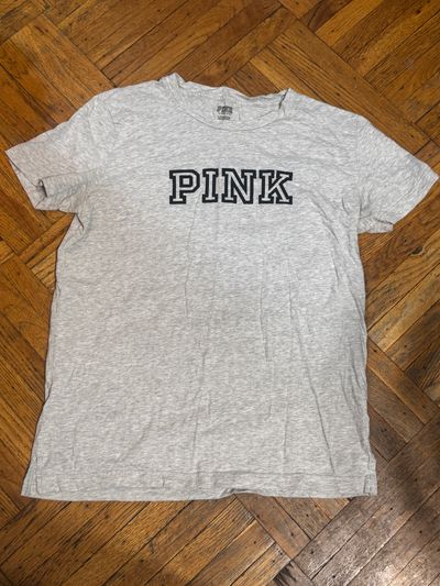 Pink gray t shirt Victoria secret  Women's - XS