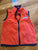 Carters Orange fleece vest 18 Months