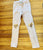 H&M Stretch Leggings  Pink with Smiling Hearts at Knee 10 10-12