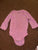 Hudson Baby pink long sleeve onesie 12 Months