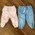 Carters set of 2 joggers 1 Jean and 1 light pink 12 Months