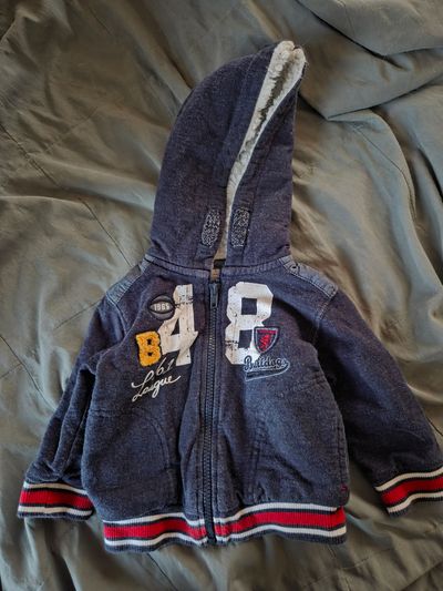 Koala Zipper Hooded Sweatshirt  3-6 Months