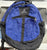 Adidas blue and black bookbag laptop sz
