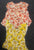 Carters size 6/6x Peach orange shirt and carters yellow floral shirt 6T/6