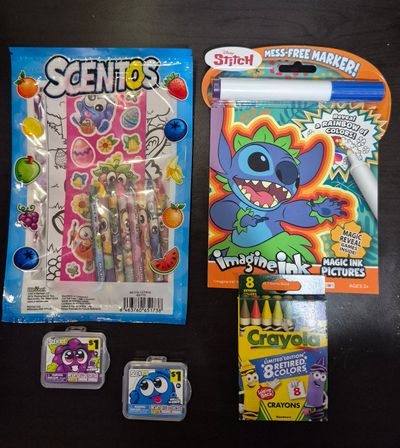 New Scentos, Crayola & Magic Marker Stitch Set Great for keeping little ones busy!