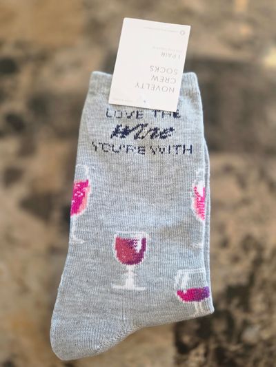Brand New wine socks Retails $5 Women's - L