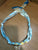 Blue scarf butterfly necklace Blue scarf butterfly necklace
