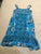 Justice size 10 Blue floral sundress 10-12
