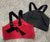 Old navy Crop top- bow in back, black and red tops Women's - M
