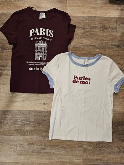 Divided 2 paris shirts Women's - L