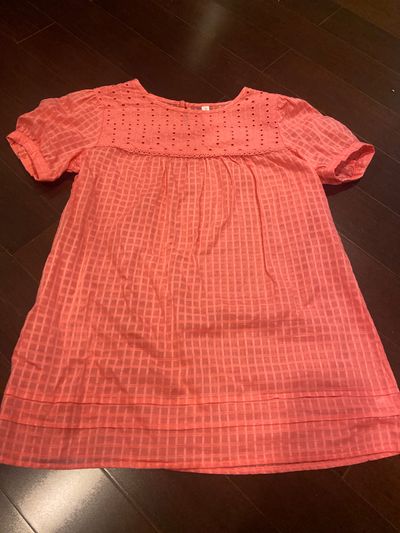 Xhilaration Melon colored short sleeve shirt Junior M - 5