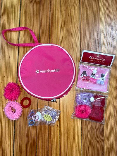 American Girl New Hair Accessories and Carrying Case