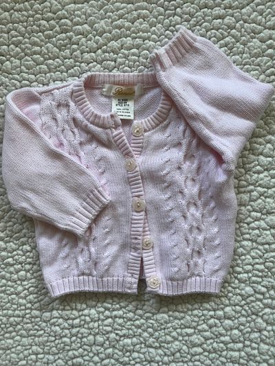 Renzo baby pink sweater Size 9 months. Excellent condition. SFPF home 9 Months
