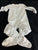 Carters Gray fleece feety pajamas 3T