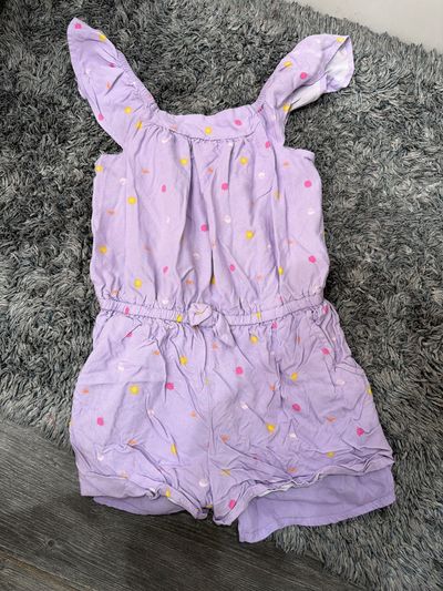 Cat & Jack Purple Sunburst Romper  6T/6