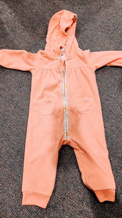 Carter's Warm pink, footless outfit 9 Months