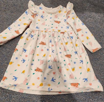 Ever and Ever Long sleeve dress with ruffles 6 Months