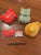 Brand new three Soap dishes and toothpaste squeeze