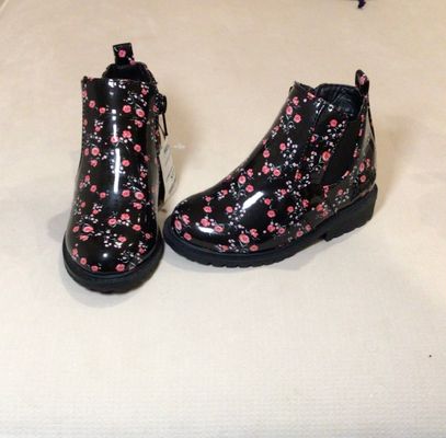 Blowfish booties NWT Black with florals 7 (Lil' Kid)
