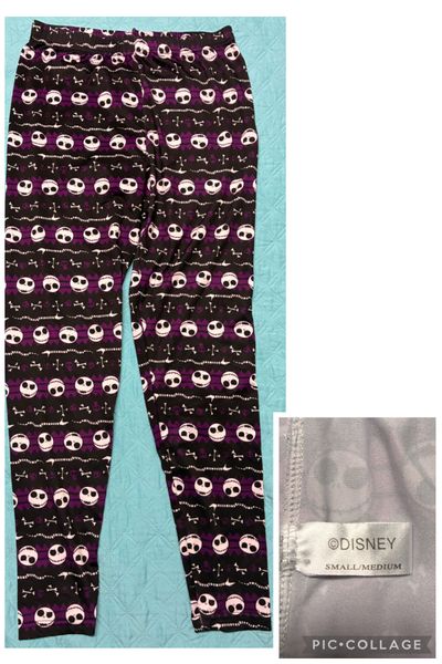 Disney nightmare before Christmas leggins Size small/medium. Very light material