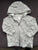 Carters grey zip up hoodie  2T