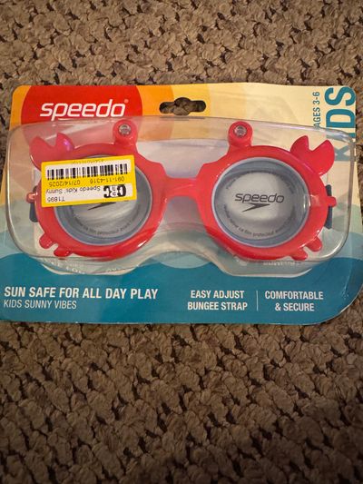 Brand new speedo crab goggles from target retail For $17