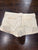 Abercrombie & Fitch Low rise light yellow cotton shorts Women's 6