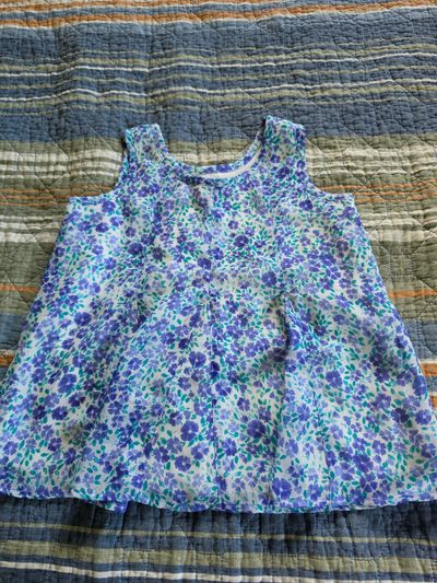 Childrens Place Floral Tank 6T/6