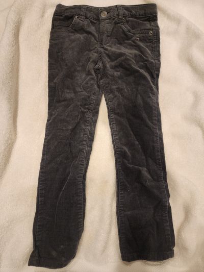Cherokee dark gray or black corduroy pants 5T/5