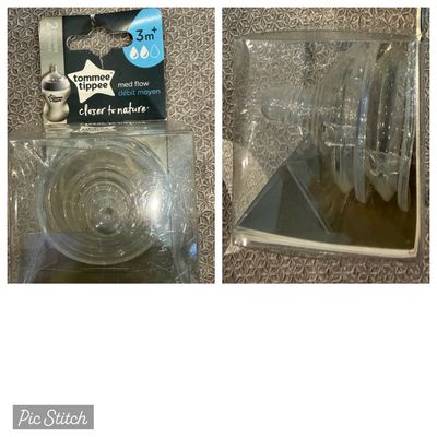 Tommee Tippee 3plus month medium flow bottle nipples