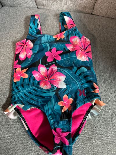 Hurley Flower Bathing Suit 12 Months