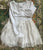 Simple joys by carters long sleeve dress Light grey with white tulle skirt 3T