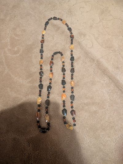 Long multi-purpose color  necklace