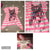 Pink sharkbite shirt Short sleeve crown flower graphic 14-16