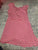 Chaps red white striped dress  Women's - L