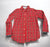Carters EUC red, green, blue plaid shirt size 7 7-8