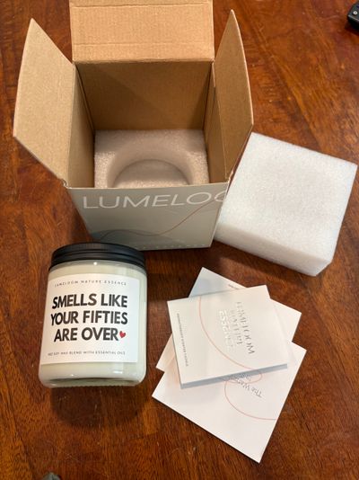 NEW CANDLE Smells like your 50s