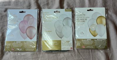 Platinum New sealed balloons 45 pieces