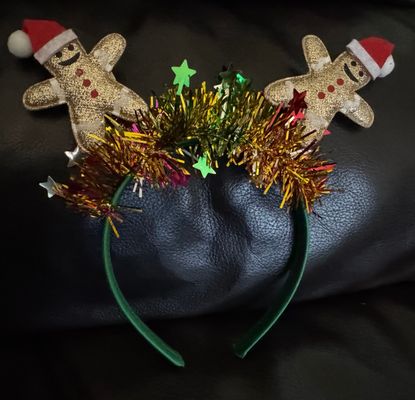 Holiday Time Gingerbread Holiday Headband