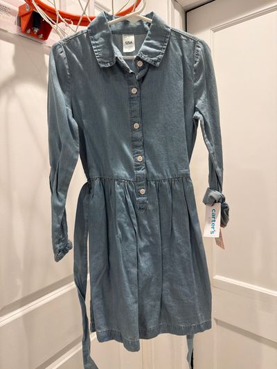 Carters New with tags Cotton Denim Dress  5T/5