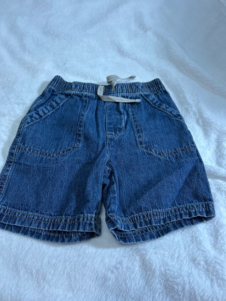 Jumping beans Elastic waist denim shorts 3T