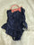 Gymboree Blue one piece swimsuit with stars and red and white stripes 4T
