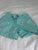 Carters Aqua patterned denim shorts 3T