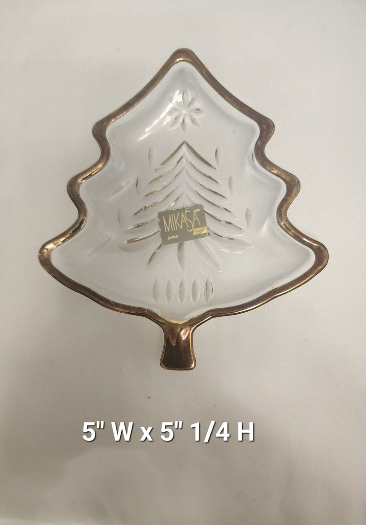 NEW MIKASA CLEAR CRYSTAL CHRISTMAS YULETIDE