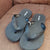 old navy black flip flops 3 (Big Kid)