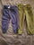 Carters 2 pack navy cotton pant and green fleece pant 2T